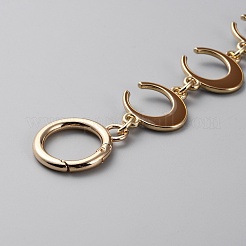Crescent Moon Zinc Alloy Enamel Link Bag Strap Extender&nbsp;FIND-WH0191-35A
