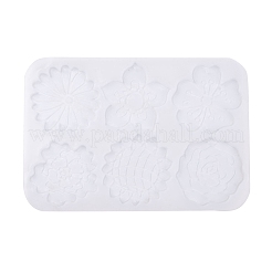 DIY Silicone Flower Pendant Molds&nbsp;AJEW-M228-01