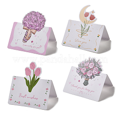 40 Sheets 4 Styles Paper Invitations Greeting Card&nbsp;AJEW-FS0001-26