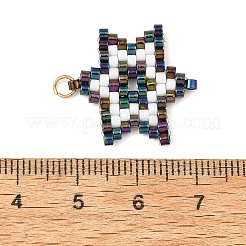 Glass Seed Beads Pendants&nbsp;PALLOY-MZ01457-02