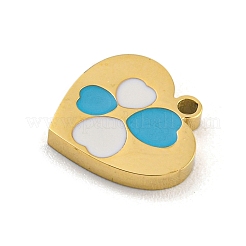 316 Surgical Stainless Steel Enamel Charms&nbsp;STAS-M073-32A-01G
