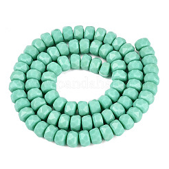 Opaque Glass Beads Strands&nbsp;GLAA-Q114-01A-B02