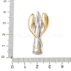 304 Stainless Steel Pendants&nbsp;STAS-G385-09GP