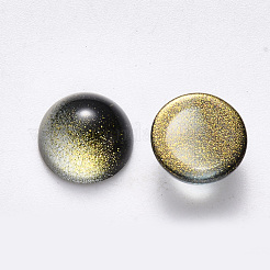 Spray Painted Glass Cabochons&nbsp;GLAA-S190-013C-B04