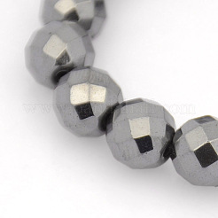Non-Magnetic Hematite Stretch Bracelets&nbsp;BJEW-J101C-01
