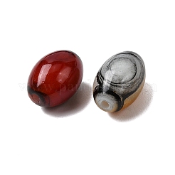 30Pcs Opaque Glass Beads&nbsp;EGLA-L047-10