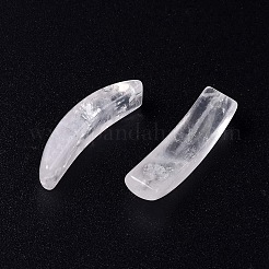 天然水晶コネクターチャーム  水晶  アーチリンク  36.5~37.5x9.5~10x7mm  穴：1mm&nbsp;G-C015-01E