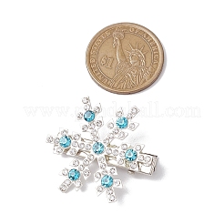 Christmas Alloy Rhinestone Alligator Hair Clips&nbsp;PHAR-JH00116
