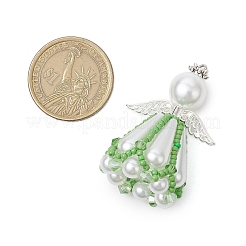 Beaded Angel Charms&nbsp;PALLOY-MZ00435