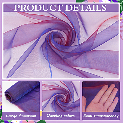 Polyester Organza Fabrics&nbsp;DIY-WH0622-114A
