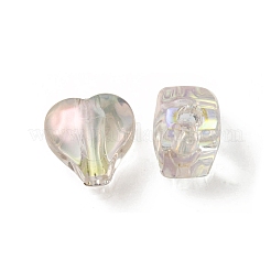 UV Plating Rainbow Iridescent Acrylic Beads&nbsp;OACR-F004-05G