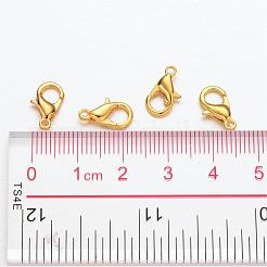 亜鉛合金アクセサリーパーツゴールドカニカン  オウムトリガークラスプ  カドミウムフリー＆鉛フリー  12x6mm  穴：1.2mm&nbsp;X-E102-G