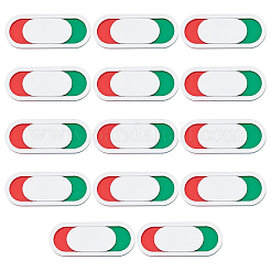 14Pcs Acrylic Red Green Slider Indicator Door Sign&nbsp;AJEW-WR0003-20A