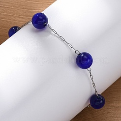 304 Stainless Steel Cable Chain Bracelets&nbsp;BJEW-C094-01P-02
