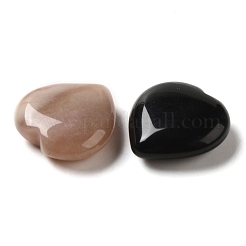 Natural Mixed Heart Palm Stones&nbsp;G-P522-01