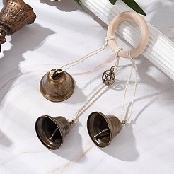 Iron Witch Bells for Door Knob Protection&nbsp;HJEW-JM02252