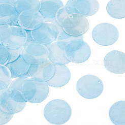 50Pcs Dyed Natural Capiz Shell Connector Charms&nbsp;BSHE-TA0001-20D