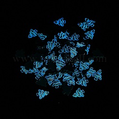 Christmas Theme Luminous Resin Cabochons&nbsp;RESI-U003-02A