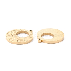PVD Vacuum Plating 304 Stainless Steel Pendant Cabochon Settings for Enamel&nbsp;STAS-P295-17G