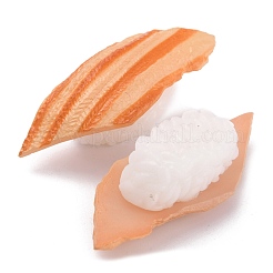 人工プラスチック刺身モデル  模造食品  ディスプレイ装飾用  ヘビ寿司  砂茶色  67x25x20mm&nbsp;DJEW-P012-03