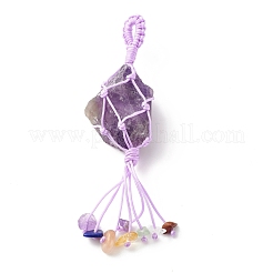 Natural Amethyst Pendants&nbsp;PALLOY-JF01212-05