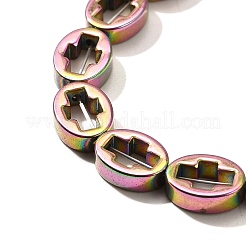 Electroplated Synthetic Non-magnetic Hematite Beads Strands&nbsp;G-L613-Z01-01J