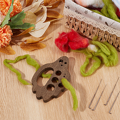 Wooden Tool for Spinning & Winding Yarn&nbsp;DIY-WH0622-270A