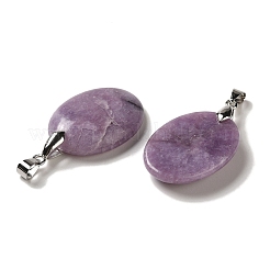 Natural Lepidolite Pendants&nbsp;G-Z055-03P-19