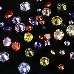 50Pcs 5 Colors Cubic Zirconia Cabochons&nbsp;ZIRC-YW0001-20B