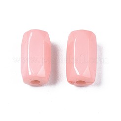 不透明なアクリルビーズ  コラム  ミックスカラー  10x6x5mm  穴：1.6mm  約1900個/500g&nbsp;MACR-S272-74