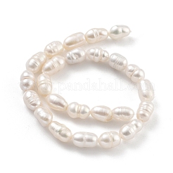 Natural Cultured Freshwater Pearl Beads Strands&nbsp;PEAR-P062-06B