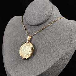201 Stainless Steel Cable Chain Necklaces&nbsp;NJEW-M050-04A-G-1
