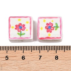 Printed Handmade Porcelain Beads&nbsp;LS-PORC-G016-04A