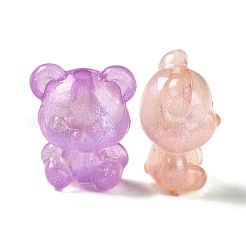 Luminous Transparent Acrylic Beads&nbsp;OACR-G033-06D