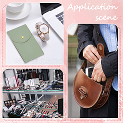 5Pcs 5 Colors Rectangle Imitation Leather Single Watch Storage Bag&nbsp;ABAG-NB0002-02