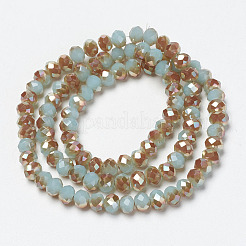 Electroplate Glass Beads Strands&nbsp;EGLA-A034-J6mm-J06