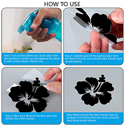 4Pcs 4 Styles PET Waterproof Self-adhesive Car Stickers&nbsp;DIY-WH0308-225A-027