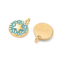 304 Stainless Steel Enamel Pendants&nbsp;STAS-Q119-11G-02