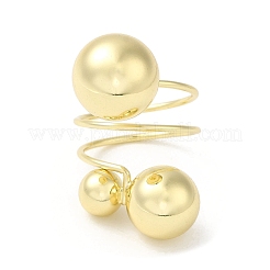 Brass Wire Layer Wrap Rings&nbsp;RJEW-Q778-24G