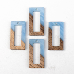 Resin & Walnut Wood Pendants&nbsp;RESI-S389-057B