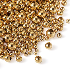 400Pcs 5 Style 304 Stainless Steel Beads&nbsp;STAS-MP0001-10