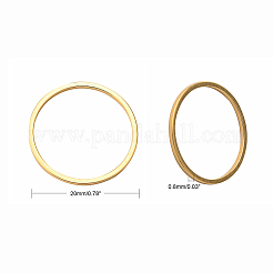 PVD Vacuum Plating 304 Stainless Steel Linking Ring&nbsp;LS-STAS-S079-12B