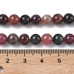 天然のカラフルなスピネルビーズ連売り  ラウンド  6~7mm  穴：0.8mm  約59個/連  15.16''（38.5センチメートル）&nbsp;G-C270-O04-03