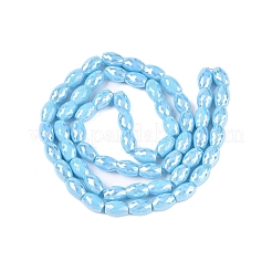Electroplate Glass Beads Strands&nbsp;EGLA-S194-15A-A07