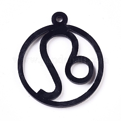 Acrylic Pendants&nbsp;SACR-WH0002-08