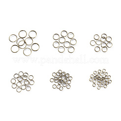 アイアンスプリットリング  ダブルループ丸カン  アンティークブロンズ  4~10x1.4mm  内径：3.3~8.6mm  約5316個/500g&nbsp;IFIN-JQ0001-03AB