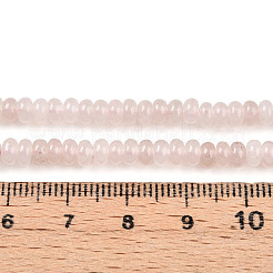 染め加工天然石ホワイトジェイドビーズ連売り  ロンデル  リネン  4~5x2~3mm  穴：0.8mm  約142~150個/連  14.57~14.96''（37~38センチメートル）&nbsp;G-T139-57A-13
