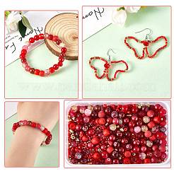 2 Bag Glass Round Beads Set&nbsp;JX547D