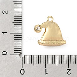 Brass Micro Pave Cubic Zirconia Charms&nbsp;LS-KK-H521-02B-G