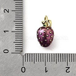 Brass with Enamel Charms&nbsp;KK-Q066-01I-G